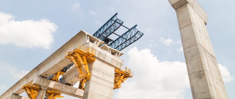 Construction,Of,A,Mass,Rail,Transit,Line,In,Progress